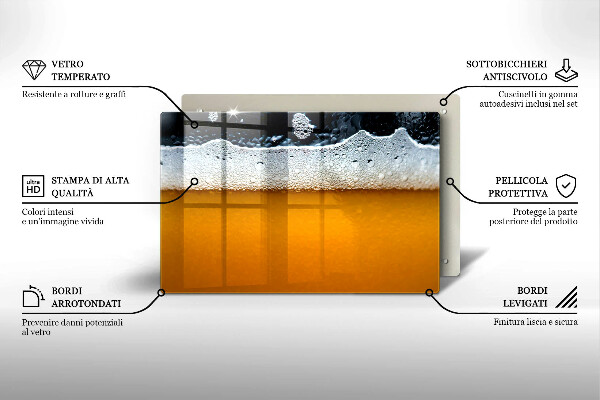 Krycia doska na sporák Pite pivnú penu