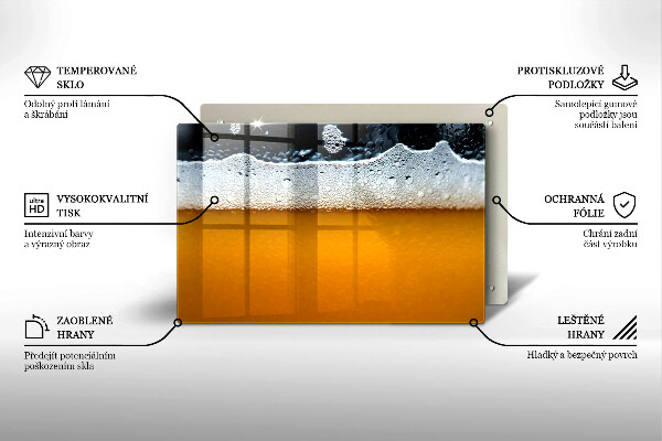 Krycia doska na sporák Pite pivnú penu