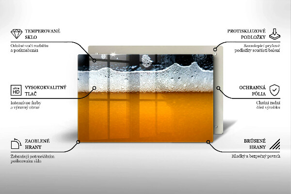 Krycia doska na sporák Pite pivnú penu