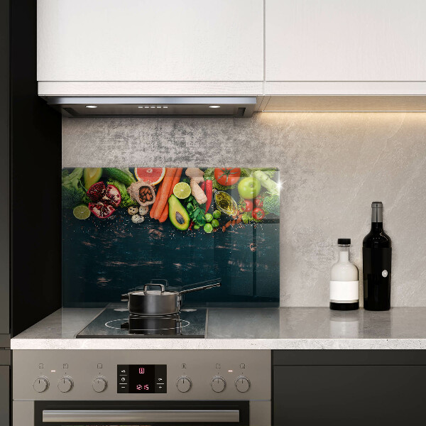 Krycia doska na sporák Ovocie a zelenina