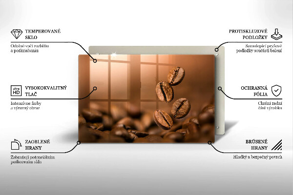 Krycia doska na sporák Kávové zrná