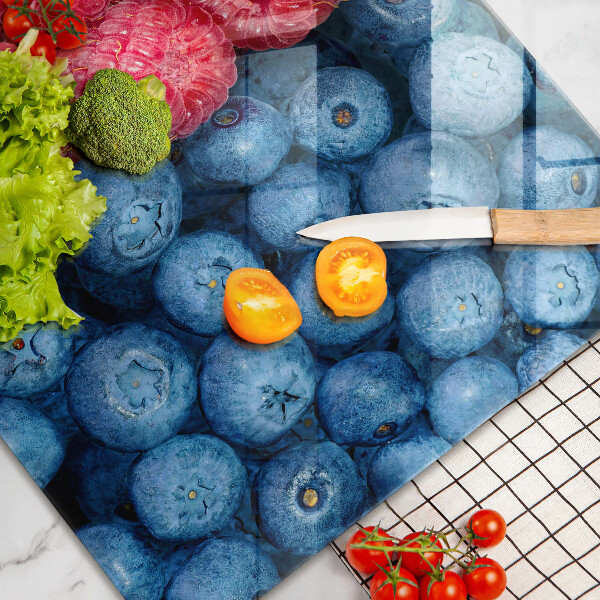 Krycia doska na sporák Plody maliny a čučoriedky