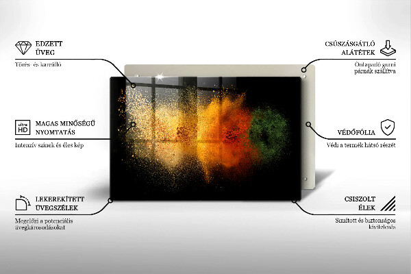 Krycia doska na sporák Farebné korenie