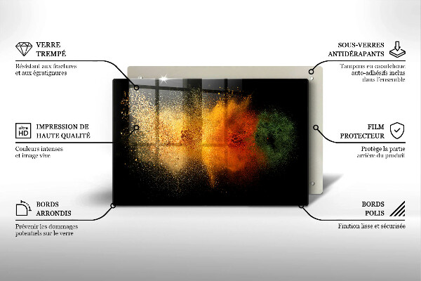 Krycia doska na sporák Farebné korenie