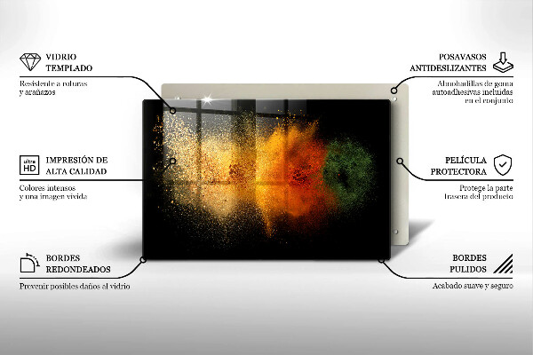 Krycia doska na sporák Farebné korenie