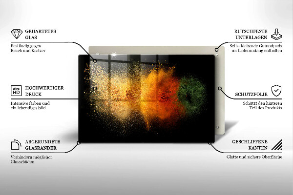 Krycia doska na sporák Farebné korenie