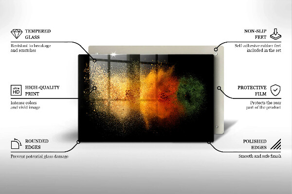Krycia doska na sporák Farebné korenie