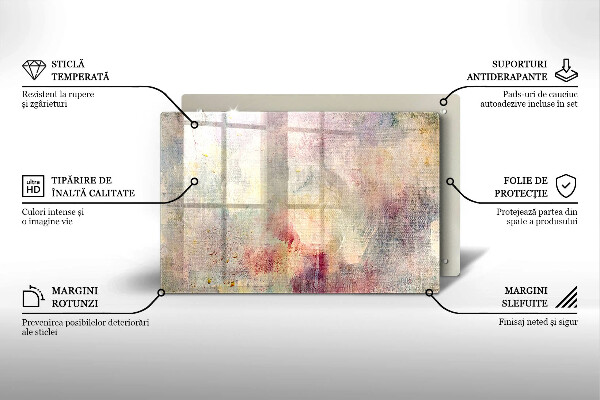 Sklo za varnú dosku Maľovanie textúry pozadia