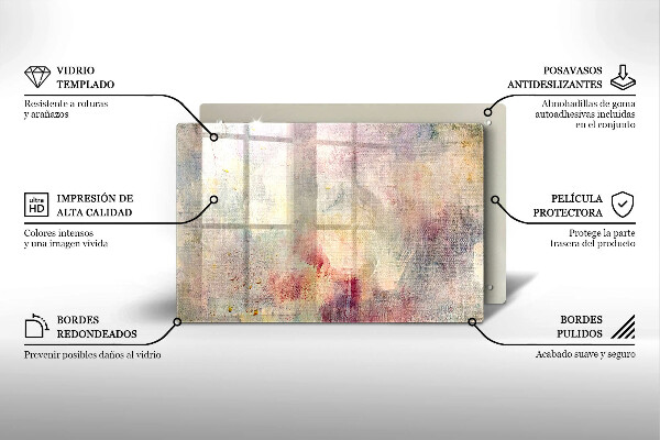 Sklo za varnú dosku Maľovanie textúry pozadia