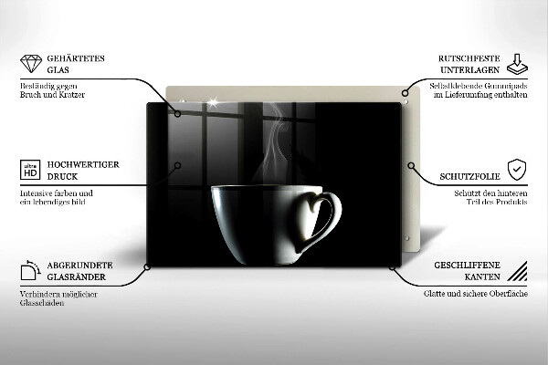 Kryt na indukčnú dosku Šálka čaju