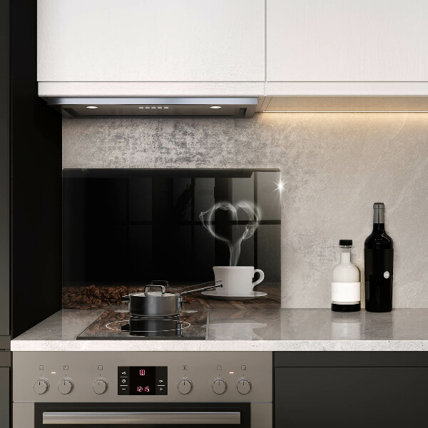 Kryt na indukčnú dosku Srdce šálky kávy