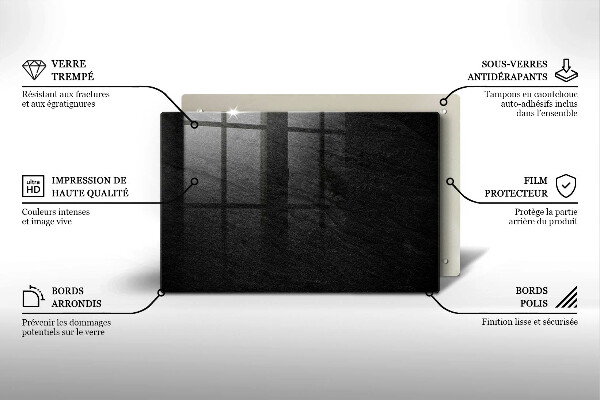 Kalené sklo za sporák skalná textúra