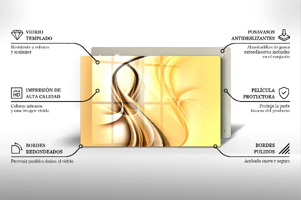 Kryt na indukčnú dosku Abstrakcia dymu