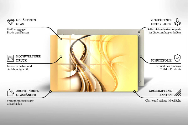 Kryt na indukčnú dosku Abstrakcia dymu