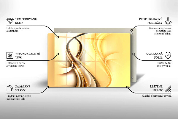 Kryt na indukčnú dosku Abstrakcia dymu