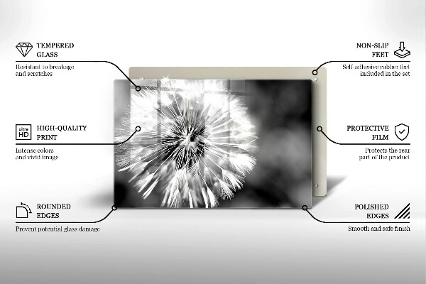 Sklo za varnú dosku Jemná púpava