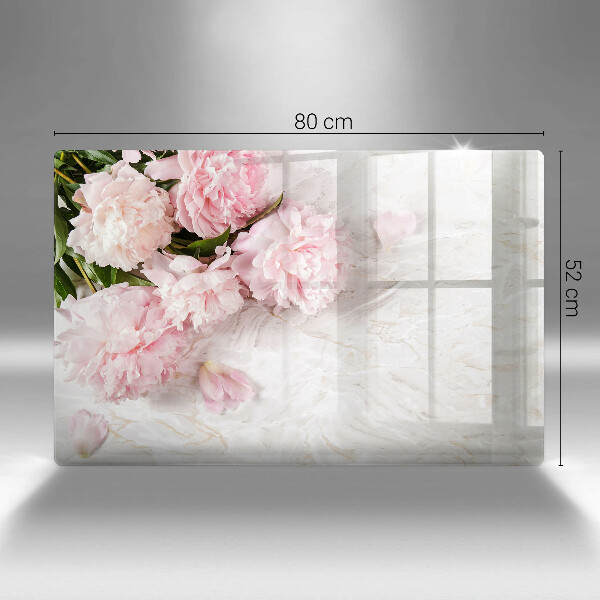 Kryt na indukčnú dosku Jemné kvety ruží