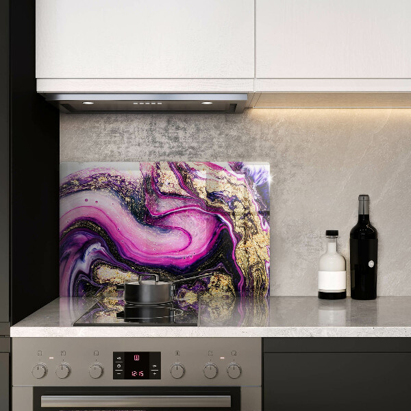 Krycia doska na sporák Abstraktné prevedenie zlaté