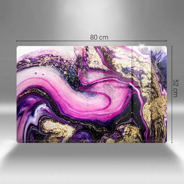 Krycia doska na sporák Abstraktné prevedenie zlaté