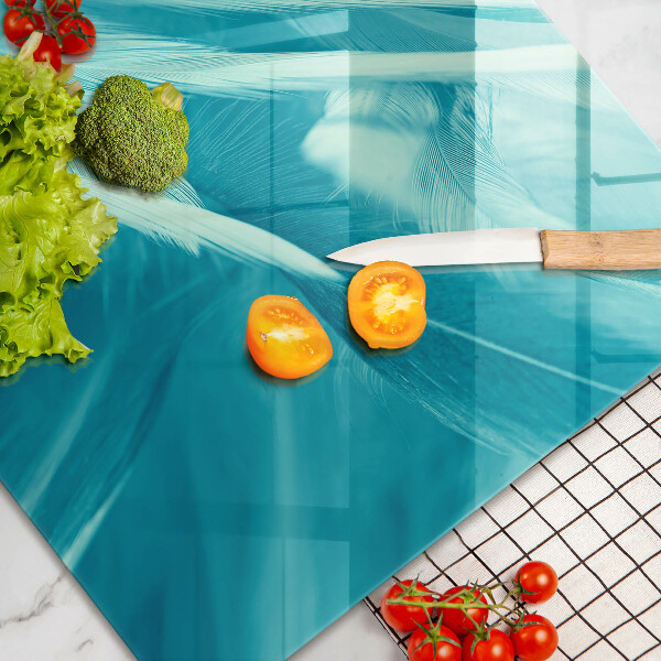 Kalené sklo za sporák Jemné perie