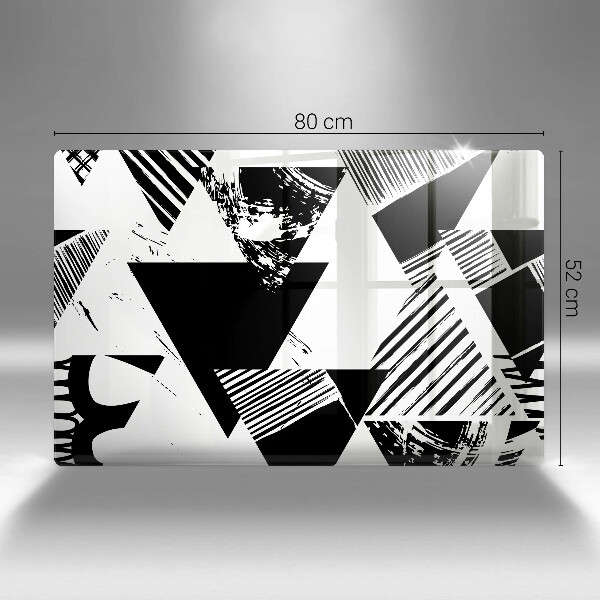 Krycia doska na sporák Geometrické trojuholníky