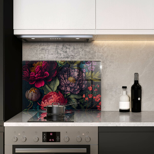 Krycia doska na sporák Nádherné kvety