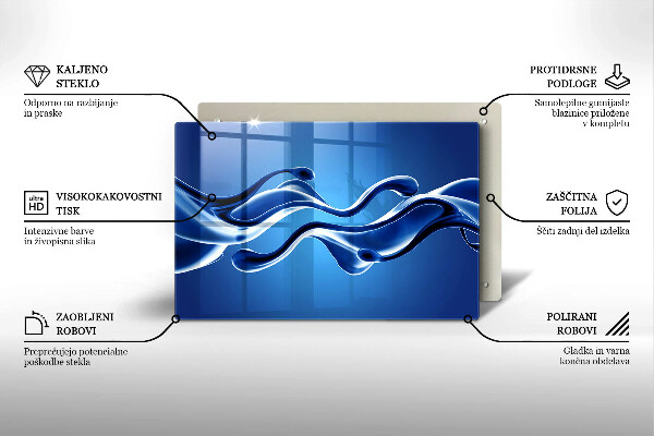 Krycia doska na sporák Abstrakcia tekutín