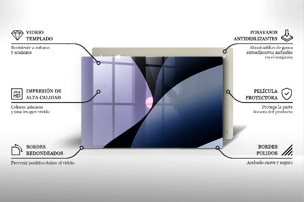 Sklo za varnú dosku Abstraktné tvary