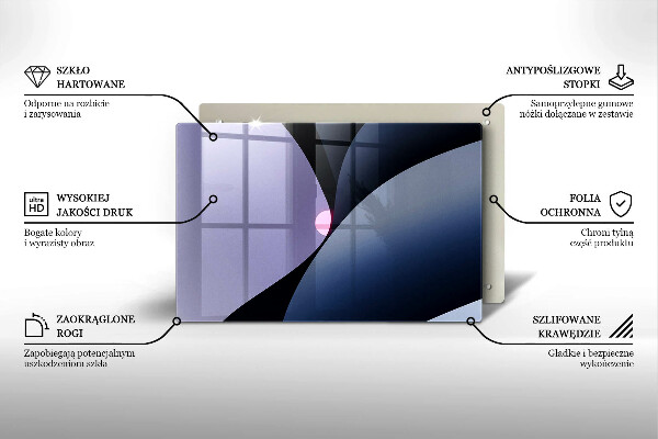 Sklo za varnú dosku Abstraktné tvary