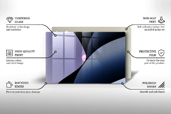 Sklo za varnú dosku Abstraktné tvary