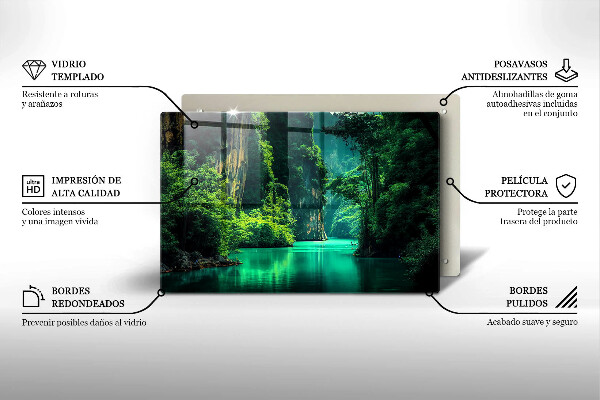 Krycia doska na sporák Lagúnová krajina