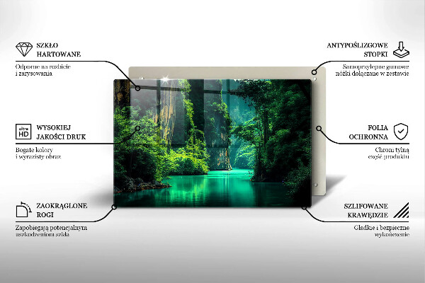 Krycia doska na sporák Lagúnová krajina