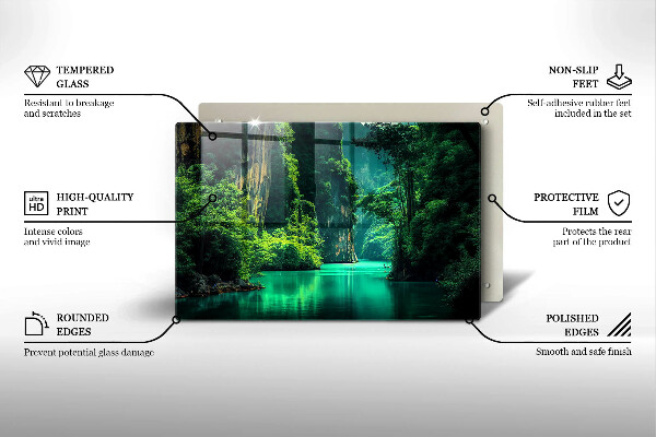 Krycia doska na sporák Lagúnová krajina