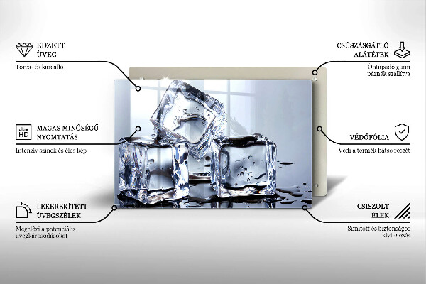 Sklo za varnú dosku Kocky ľadu