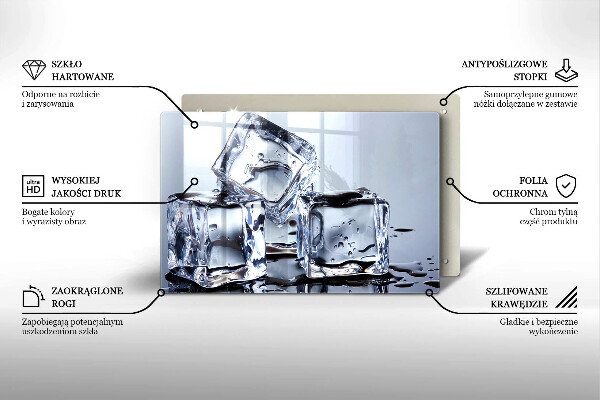 Sklo za varnú dosku Kocky ľadu