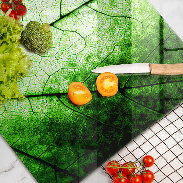 Sklo za varnú dosku Ozdobný žilový list