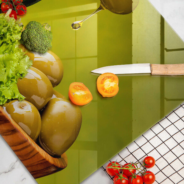 Sklo za varnú dosku Chutné olivy