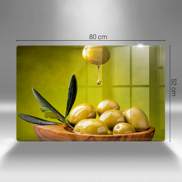 Sklo za varnú dosku Chutné olivy