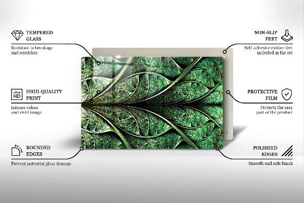 Kryt na indukčnú dosku Štruktúra žily listu