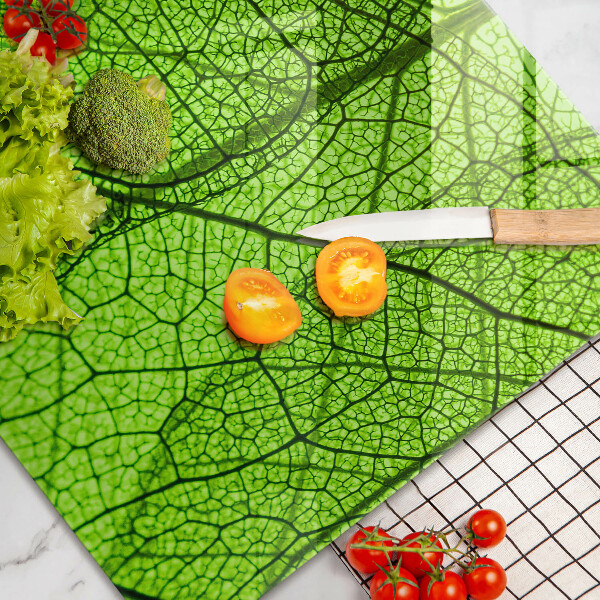 Kryt na indukčnú dosku Prírodné žilky listov