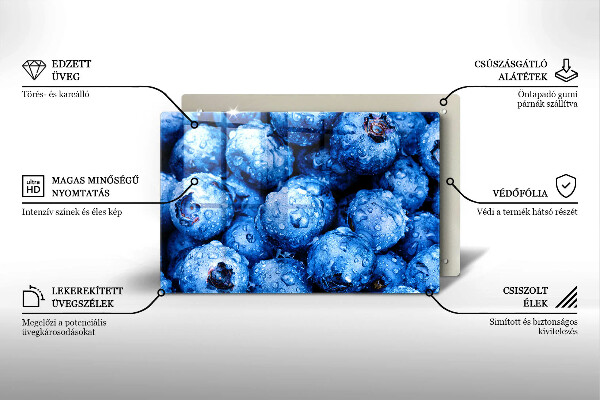 Kryt na indukčnú dosku Šťavnaté čučoriedky