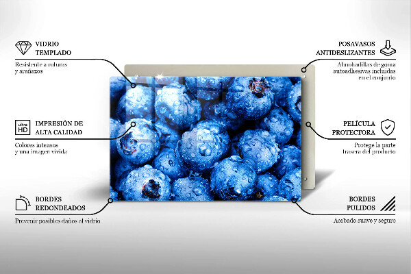 Kryt na indukčnú dosku Šťavnaté čučoriedky