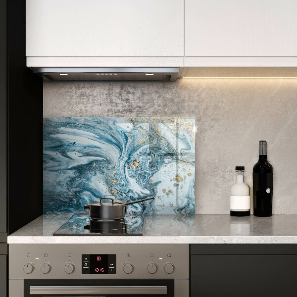 Sklo za varnú dosku Štruktúra so zlatom