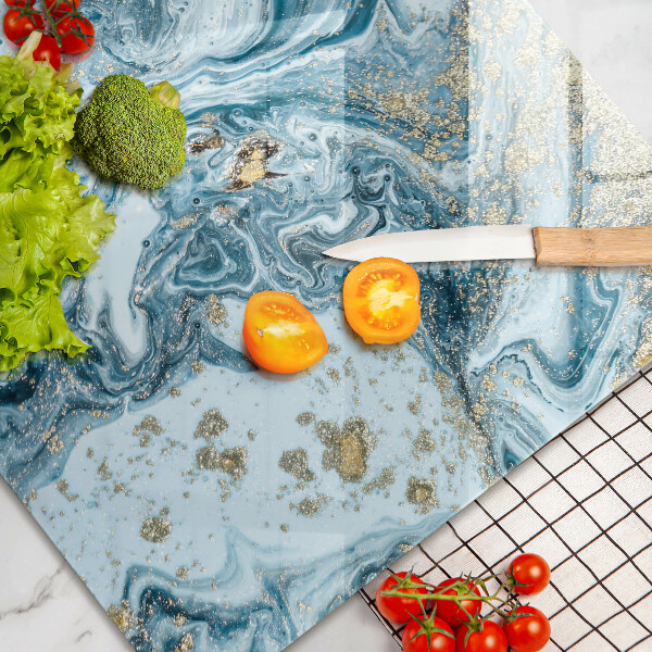 Sklo za varnú dosku Štruktúra so zlatom