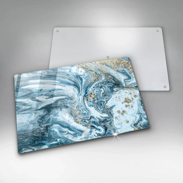 Sklo za varnú dosku Štruktúra so zlatom