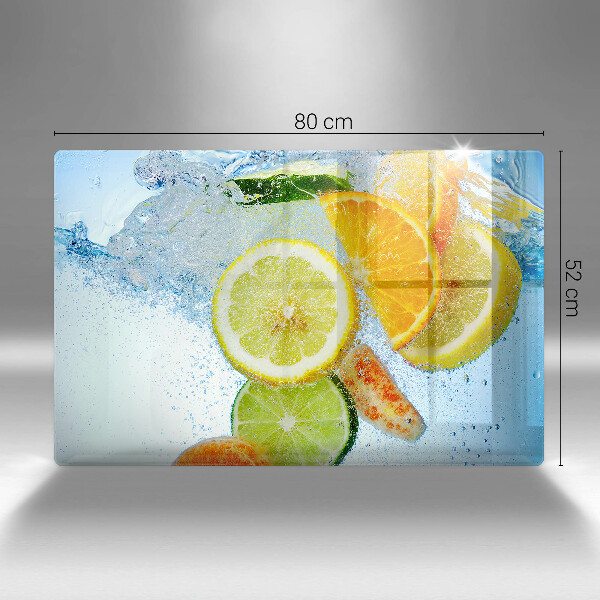 Kryt na indukčnú dosku Šťavnatá citrusová voda