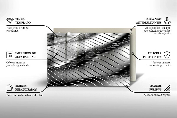 Kryt na indukčnú dosku 3D kovová konštrukcia