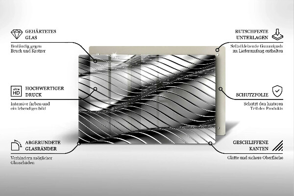 Kryt na indukčnú dosku 3D kovová konštrukcia