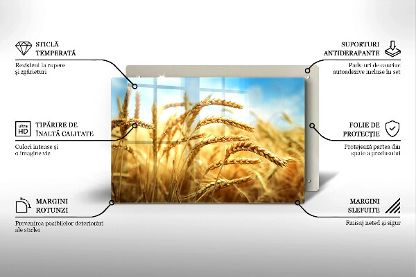 Sklo za varnú dosku Klasy obilnín na poli