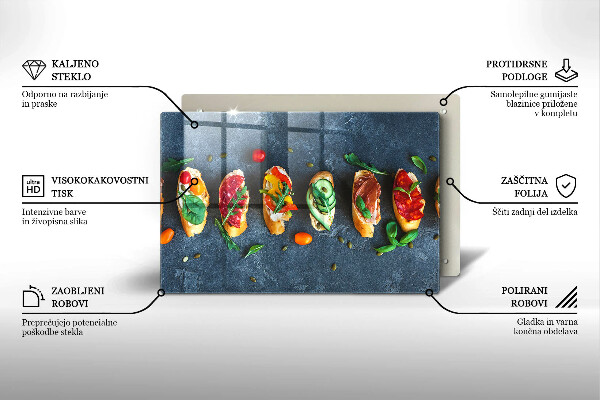 Krycia doska na sporák Farebné sendviče